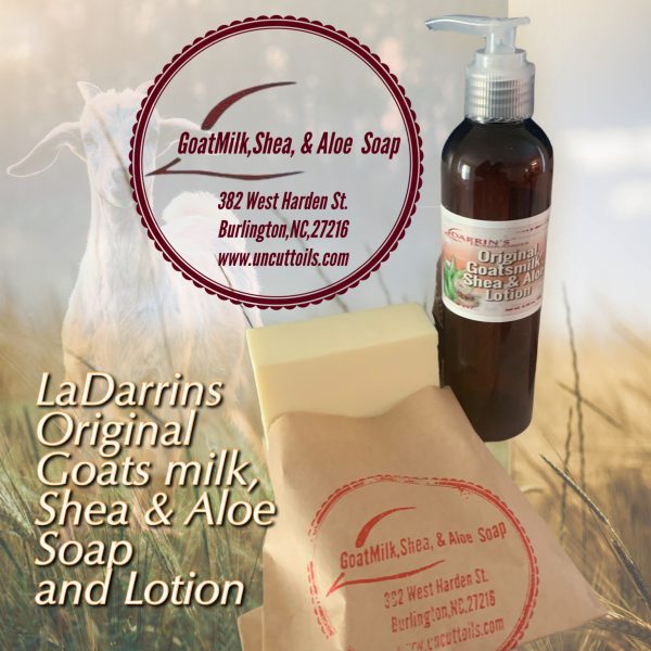 LaDarrins Original GoatsMilk Shea & Aloe Soap & Lotion